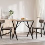 Patas de mesa de comedor estructura X acero 70x70x73 cm de vidaXL, Patas para mesas - Ref: Foro24-357908, Precio: 52,39 €, De...