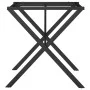 Patas de mesa de comedor estructura X acero 70x70x73 cm de vidaXL, Patas para mesas - Ref: Foro24-357908, Precio: 51,64 €, De...