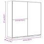Armario de baño con espejo madera ingeniería negro 64x20x67 cm de vidaXL, Tocadores de baño - Ref: Foro24-833560, Precio: 79,...