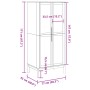 Armario FLORO madera maciza de pino marrón cera 77x53x171 cm de vidaXL, Armarios roperos - Ref: Foro24-374005, Precio: 245,63...