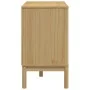 Cómoda cajonera FLORO madera maciza de pino marrón cera by vidaXL, Drawers - Ref: Foro24-374011, Price: 192,50 €, Discount: %