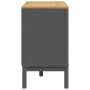 Cómoda cajonera FLORO madera maciza de pino gris de vidaXL, Cajoneras - Ref: Foro24-374013, Precio: 175,87 €, Descuento: %