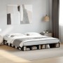 Estructura de cama madera de ingeniería negra 200x200 cm de vidaXL, Camas y somieres - Ref: Foro24-3280448, Precio: 183,21 €,...