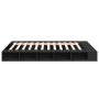 Estructura de cama madera de ingeniería negra 160x200 cm de vidaXL, Camas y somieres - Ref: Foro24-3280462, Precio: 198,08 €,...
