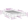 Estructura de cama madera de ingeniería negra 160x200 cm de vidaXL, Camas y somieres - Ref: Foro24-3280462, Precio: 198,08 €,...
