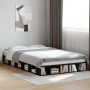 Estructura de cama madera de ingeniería negra 120x190 cm de vidaXL, Camas y somieres - Ref: Foro24-3280504, Precio: 145,12 €,...