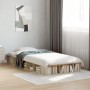 Estructura de cama madera de ingeniería roble Sonoma 90x200 cm de vidaXL, Camas y somieres - Ref: Foro24-3280519, Precio: 118...