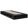 Estructura de cama madera de ingeniería negra 90x190 cm de vidaXL, Camas y somieres - Ref: Foro24-3280525, Precio: 121,23 €, ...