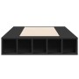 Estructura de cama madera de ingeniería negra 90x190 cm de vidaXL, Camas y somieres - Ref: Foro24-3280525, Precio: 121,23 €, ...