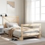 Estructura de cama con cabecero madera maciza pino 100x200 cm de vidaXL, Camas y somieres - Ref: Foro24-3281575, Precio: 146,...