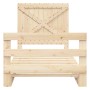 Estructura de cama con cabecero madera maciza pino 100x200 cm de vidaXL, Camas y somieres - Ref: Foro24-3281575, Precio: 146,...