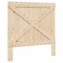 Estructura de cama con cabecero madera maciza pino 100x200 cm de vidaXL, Camas y somieres - Ref: Foro24-3281575, Precio: 146,...