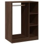 Armario de madera de ingeniería marrón roble 77x48x102 cm de vidaXL, Organizadores de vestidores y perchas de barra - Ref: Fo...