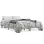 Estructura cama madera ingeniería metal gris Sonoma 120x200 cm de vidaXL, Camas y somieres - Ref: Foro24-845865, Precio: 107,...