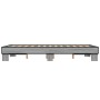 Estructura cama madera ingeniería metal gris Sonoma 120x200 cm de vidaXL, Camas y somieres - Ref: Foro24-845865, Precio: 107,...