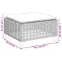 Set de sofás de jardín 7 pzas con cojines ratán sintético negro de vidaXL, Conjuntos de jardín - Ref: Foro24-3261938, Precio:...