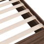 Estructura de cama madera de ingeniería marrón roble 150x200 cm de vidaXL, Camas y somieres - Ref: Foro24-3281013, Precio: 13...
