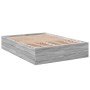 Estructura de cama madera de ingeniería gris Sonoma 120x200 cm de vidaXL, Camas y somieres - Ref: Foro24-3281026, Precio: 120...