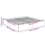 Smoked oak engineered wood bed frame 200x200cm by vidaXL, Beds and slatted bases - Ref: Foro24-3280990, Price: 139,05 €, Disc...