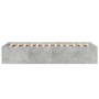 Estructura de cama madera de ingeniería gris hormigón 90x190 cm de vidaXL, Camas y somieres - Ref: Foro24-3281066, Precio: 91...