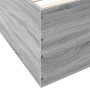 Estructura de cama madera de ingeniería gris Sonoma 75x190 cm de vidaXL, Camas y somieres - Ref: Foro24-3280984, Precio: 105,...