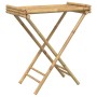 Mesa bandeja plegable bambú 70,5x42,5x80 cm de vidaXL, Mesas plegables - Ref: Foro24-366454, Precio: 57,75 €, Descuento: %