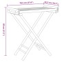 Mesa bandeja plegable bambú 70,5x42,5x80 cm de vidaXL, Mesas plegables - Ref: Foro24-366454, Precio: 57,75 €, Descuento: %