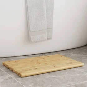 Alfombrillas de baño 2 unidades bambú 50x35 cm de vidaXL, Alfombras y esterillas de baño - Ref: Foro24-366456, Precio: 36,60 ...