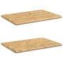 Alfombrillas de baño 2 unidades bambú 50x35 cm de vidaXL, Alfombras y esterillas de baño - Ref: Foro24-366456, Precio: 32,33 ...