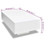 Mesa de centro blanco brillante en Mesas de centro | Comprar online en Foru.es