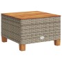 Set de sofás de jardín 11 pzas y cojines ratán sintético gris de vidaXL, Conjuntos de jardín - Ref: Foro24-3262056, Precio: 7...