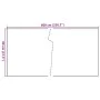 Markise für Balkon aus braunem und schwarzem synthetischem Rattan, 600x80 cm. von vidaXL, Zaunpaneele - Ref: Foro24-156259, P...