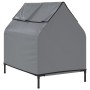 Casa para perros tela Oxford y acero gris claro de vidaXL, Casetas para perros - Ref: Foro24-172591, Precio: 70,69 €, Descuen...