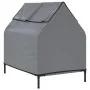Casa para perros tela Oxford y acero gris claro de vidaXL, Casetas para perros - Ref: Foro24-172591, Precio: 69,51 €, Descuen...