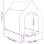 Casa para perros tela Oxford y acero gris claro de vidaXL, Casetas para perros - Ref: Foro24-172591, Precio: 70,69 €, Descuen...