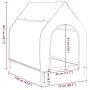 Casa para perros tela Oxford y acero gris claro de vidaXL, Casetas para perros - Ref: Foro24-172591, Precio: 69,51 €, Descuen...