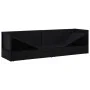 Sofá de jardín con cojines ratán sintético negro de vidaXL, Tumbonas - Ref: Foro24-49391, Precio: 279,64 €, Descuento: %