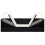 Sofá de jardín con cojines ratán sintético negro de vidaXL, Tumbonas - Ref: Foro24-49391, Precio: 279,64 €, Descuento: %