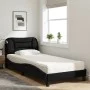 Bed with black fabric mattress 80x200 cm by vidaXL, Beds and slatted bases - Ref: Foro24-3208494, Price: 268,22 €, Discount: %
