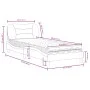 Bed with black fabric mattress 80x200 cm by vidaXL, Beds and slatted bases - Ref: Foro24-3208494, Price: 268,22 €, Discount: %