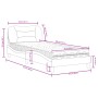 Cama con colchón tela negro 80x200 cm de vidaXL, Camas y somieres - Ref: Foro24-3208494, Precio: 263,63 €, Descuento: %