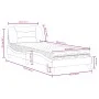 Bed with taupe gray fabric mattress 80x200 cm by vidaXL, Beds and slatted bases - Ref: Foro24-3208496, Price: 272,24 €, Disco...