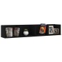 Estante de pared para CD contrachapada negro 100x18x18 cm de vidaXL, Estantes y estanterías - Ref: Foro24-801320, Precio: 40,...