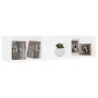 Estante de pared para CD madera contrachapada blanco 75x18x18cm de vidaXL, Estantes y estanterías - Ref: Foro24-801310, Preci...