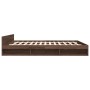Cama con cajones madera ingeniería marrón roble 200x200 cm de vidaXL, Camas y somieres - Ref: Foro24-3280726, Precio: 219,22 ...