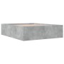 Estructura de cama madera de ingeniería gris hormigón 160x200cm de vidaXL, Camas y somieres - Ref: Foro24-3280912, Precio: 14...