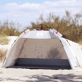 Tienda de playa 2 personas impermeable apertura rápida gris de vidaXL, Tiendas de campaña - Ref: Foro24-4005295, Precio: 58,1...
