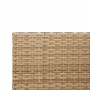 Sofá de jardín en forma de L con mesa y cojines ratán PE beige de vidaXL, Conjuntos de jardín - Ref: Foro24-369043, Precio: 2...