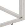 Mesa consola acero inoxidable madera maciza reciclada plateada de vidaXL, Mesas auxiliares - Ref: Foro24-349992, Precio: 86,3...