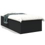 Estructura de cama madera de ingeniería negra 90x190 cm de vidaXL, Camas y somieres - Ref: Foro24-3280973, Precio: 110,23 €, ...